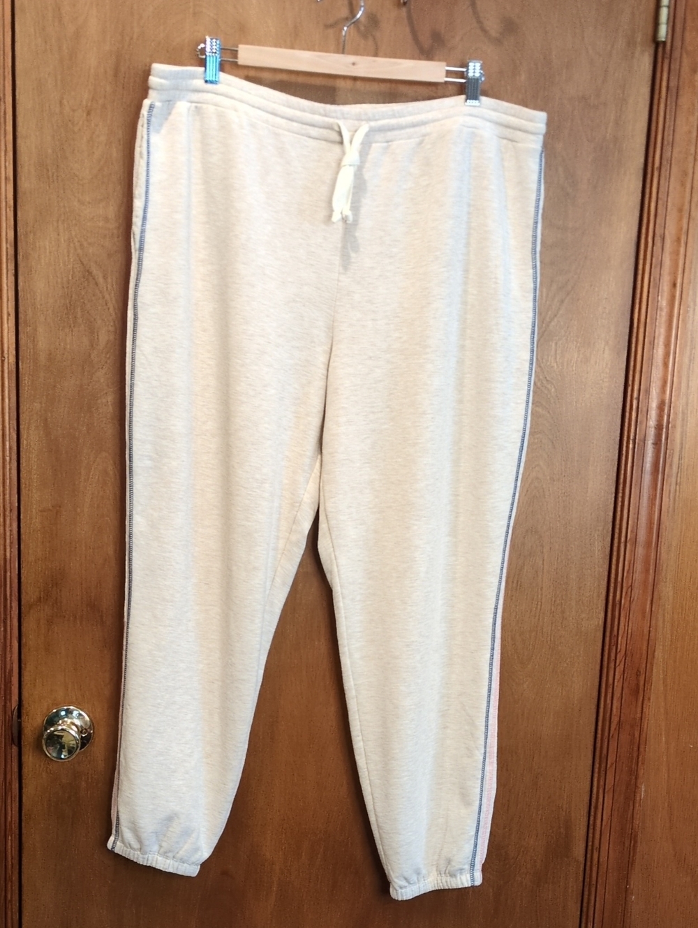 Madewell MWL Superbrushed Contrast-Stitched Easygoing Sweatpants Size XL - Picture 3 of 8